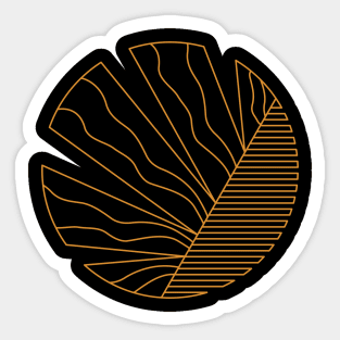 Lines Radiating From Voidness Sticker